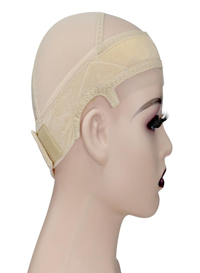 Labhairs Lace-MAX Wig Grip Cap for Women - Non Slip, Adjustable Wig Caps Holds Glueless Wigs Securely in Place, Reusable HD Lace Cap with Headband for Lace Front Wigs, One Size Fits All (Nude) - Image 5